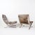 Set of Polished Chrome and Wood Lounge Chairs For Sale - Image 3 of 15