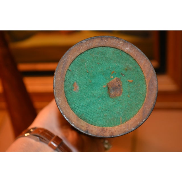 Pair Sculptural Danish Modern Mid Century Tall Teak Candlesticks Taper Holders For Sale - Image 11 of 11