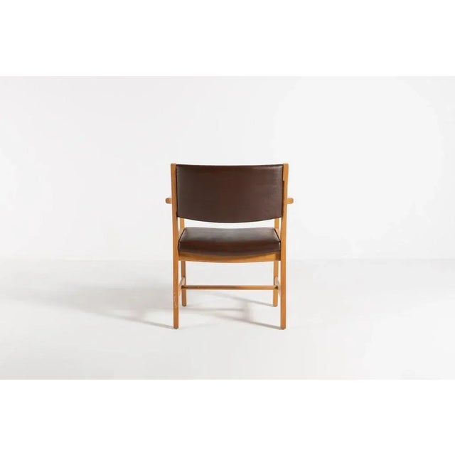Wood Armchair by Hans Wegner for Getama, 1970s For Sale - Image 7 of 13
