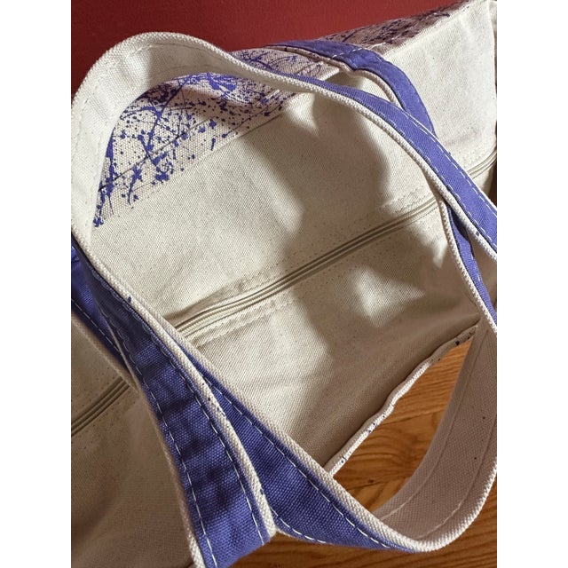 Erin Simon Original “Transition” Purple Tote For Sale - Image 4 of 7