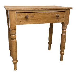 19th Century English Pine Table For Sale
