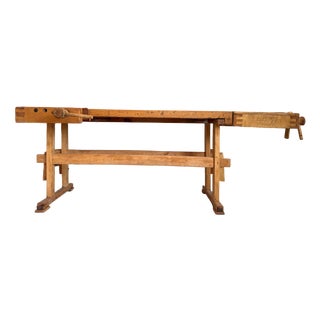 German Workbench in Pine For Sale