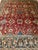 Vintage Persian Mahal Sultanabad Rug, Hand-Knotted Wool, Geometric Pattern, Red & Blue, 9x13 For Sale - Image 9 of 16