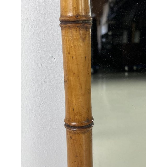 Faux Bamboo Mirror, 1890s For Sale - Image 11 of 12