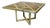 Gilt and Nickel-Plated Brass Table from Metalarte, 1970s For Sale