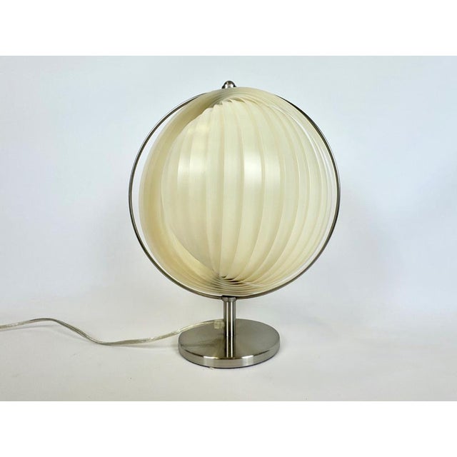 Space Age Moon Table Lamp by Verner Panton for Danalight, 1990s, in Flawless conditions. Designed 1960 to 1969 This piece...