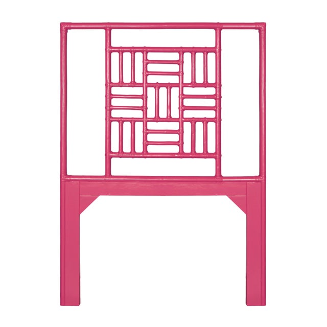 Not Yet Made - Made To Order Finn Standard Bed Twin Extra Long - Pink For Sale - Image 5 of 12