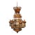 19th Century Spanish Antique Gilded Tole Lantern For Sale