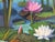 Jerry Greenberg "Water Lily World" Contemporary Realistic Texas Nature Landscape Painting, 2015 For Sale - Image 11 of 11
