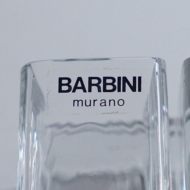 Alfredo Barbini Murano Art Glass Vase 1971 For Sale - Image 6 of 8
