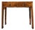 Antique Chinese Ming Style Solid Elm Writing Desk or Console Table With Original Ring Pulls For Sale