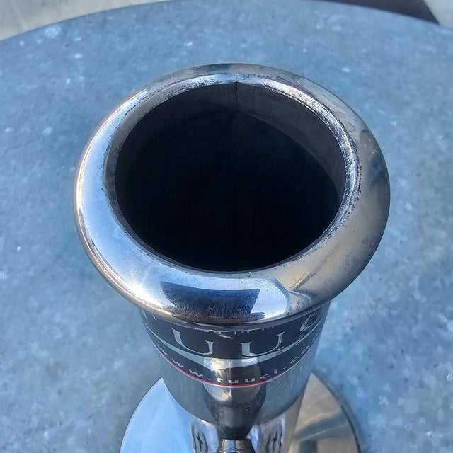 Tuuci Free-Standing Galvanized Steel Round Master Umbrella Base Stand 145 Lb. For Sale - Image 11 of 12