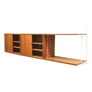 Vintage Wall System by Nisse Strinning for String, Sweden, 1950s For Sale