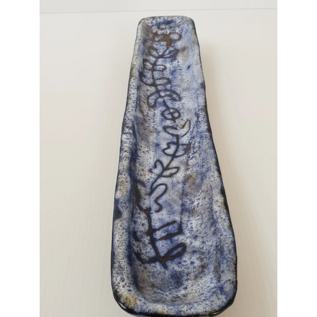 1950s French Ceramic Vide Poche in the Style of Jean Rivier, 1950s For Sale - Image 5 of 8