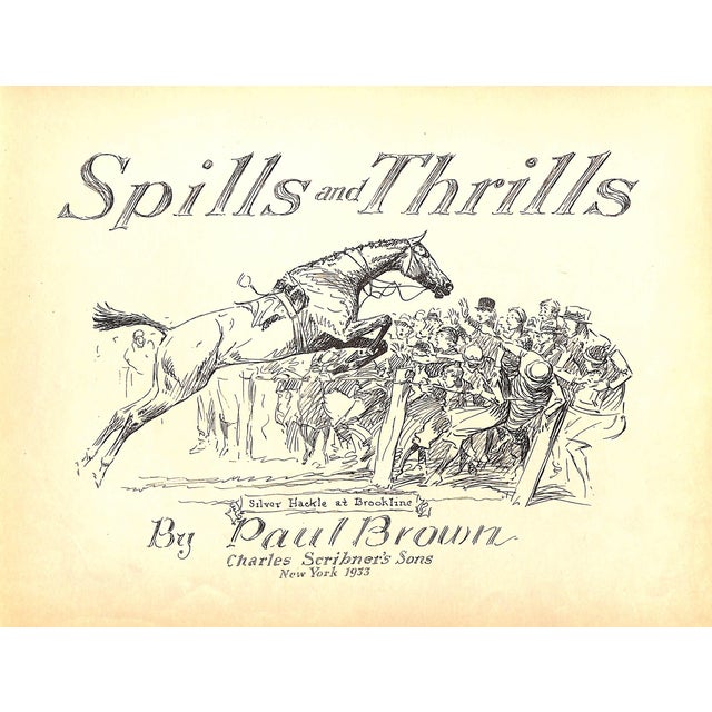 Traditional "Spills and Thrills" 1933 Brown, Paul For Sale - Image 3 of 9
