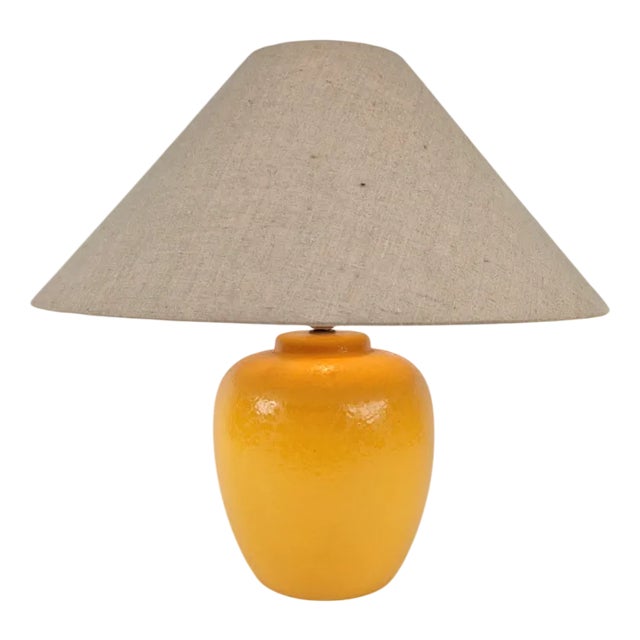 Vintage Ceramic Jar Verona Table Lamp by Habitat, 1980 For Sale