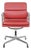 EA-208 Chair in Red Leather by Charles Eames, 2005 For Sale