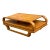 Late 20th Century Post Modern Stratford Oak Coffee Table Lou Hodges Style For Sale