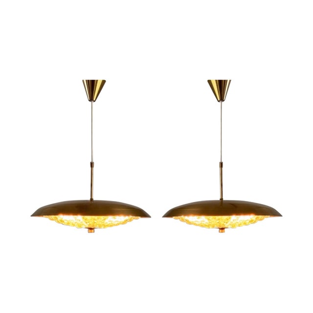 Pendant Lights attributed to Carl Fagerlund for Lyfa, Denmark, 1970s, Set of 2 For Sale - Image 15 of 15