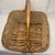 Mid-Century Appalachian Split Oak & Hand-Twisted Willow Gathering Basket With Bentwood Handle For Sale - Image 4 of 12