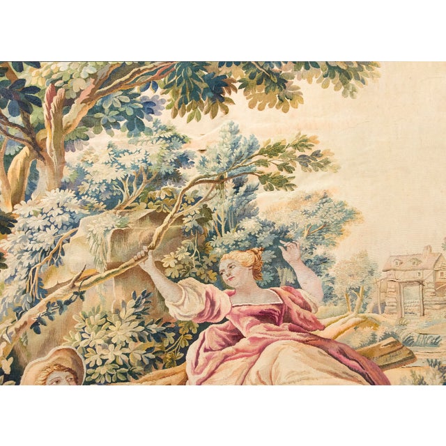 Early 20th Century French Tapestery Rug For Sale In Chicago - Image 6 of 12