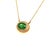 2010s Natural Emerald Diamond Necklace 14k Gold 6.29 Tcw Certified For Sale - Image 5 of 12