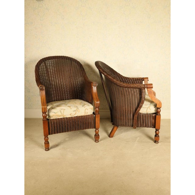1930s Zeppelin Lloyd Loom Chairs by W. Lusty & Sons, 1931, Set of 2 For Sale - Image 5 of 18