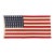 Large Vintage Cotton American Flag With 48 Sewn Stars For Sale
