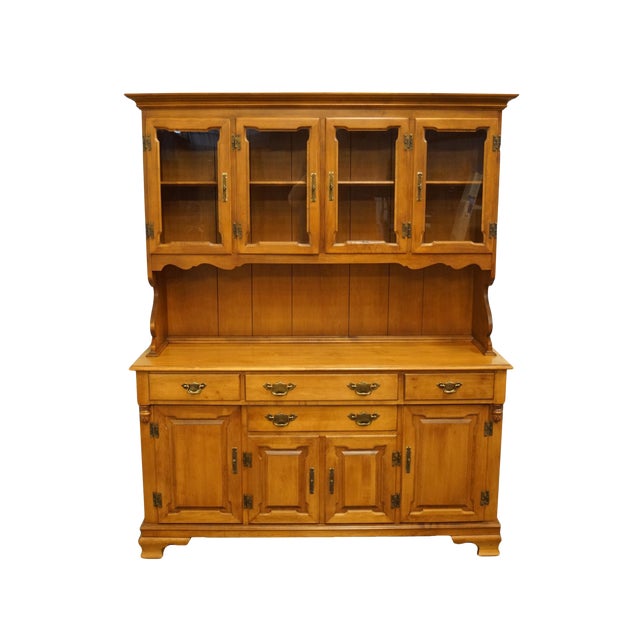 Tell City Solid Hard Rock Maple Colonial Style 60" Buffet W. China