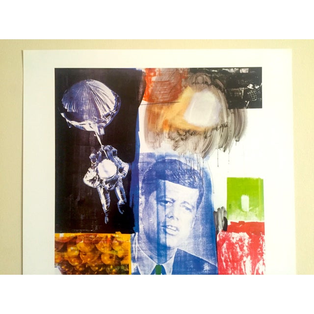 Robert Rauschenberg Rare Vintage 1988 Lithograph Print Pop
