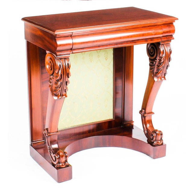 19th Century Victorian Mahogany Hall Console Table For Sale - Image 14 of 15