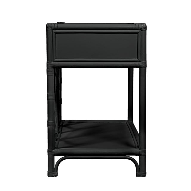 Wood Ivy Nightstand - Black For Sale - Image 7 of 10