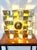 A superb atlas lamp designed and produced by max sauze in 1975, this rare piece is particularly sought after in its gold...