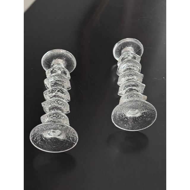 Timo Sarpaneva Pair of Festivo Candleholders by Timo Sarpaneva for Littala For Sale - Image 4 of 5