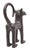 Benin Artist, Pair of Royal Leopards, 1800s, Bronze For Sale - Image 4 of 13