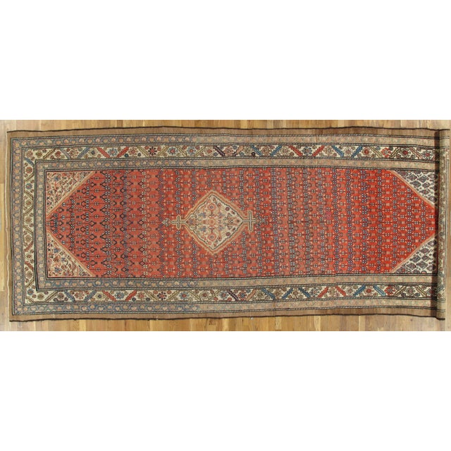 Antique Serab Carpet For Sale - Image 4 of 9