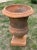 Neoclassical Vintage Aged Urn Style Tall Terra Cotta Planter For Sale - Image 3 of 11