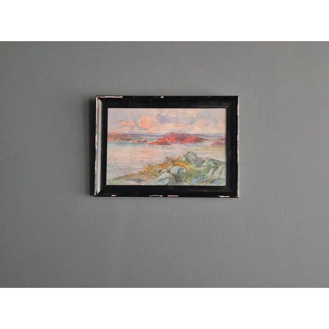 Anna Gardell-Ericson, Stockholm Archipelago, Watercolor, Framed For Sale - Image 9 of 10