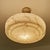 1950s Art Deco Ivory Marble Glass Pendant Light, 1930s For Sale - Image 5 of 18