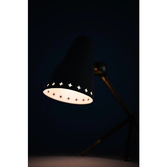 Metal Table Lamp by Boris Lacroix for Falkenbergs Belysning, Sweden For Sale - Image 7 of 8