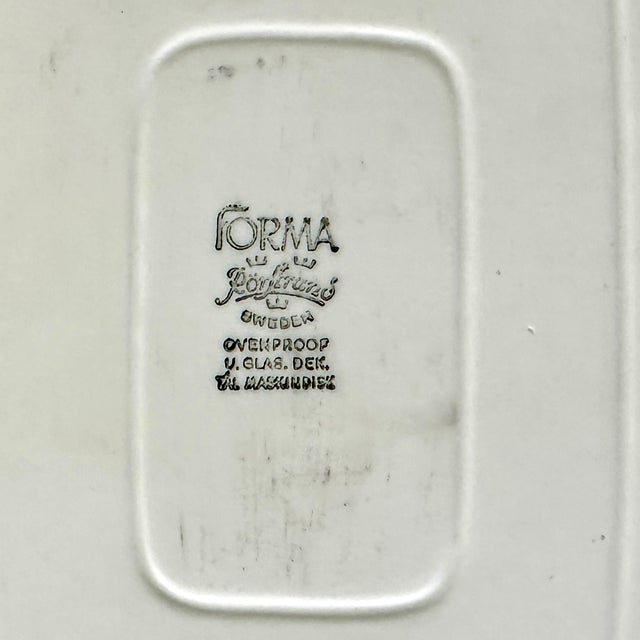 Vintage Scandinavian Dish in Beige and Chocolate from Rörstrand Forma, 1980s For Sale - Image 3 of 8