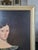 Antique 19th Century American Folk Art Oil Painting Portrait of a Woman in Black For Sale - Image 11 of 17