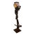1900s Art Nouveau Bronze Floor Lamp, After Gustave Gurschner For Sale