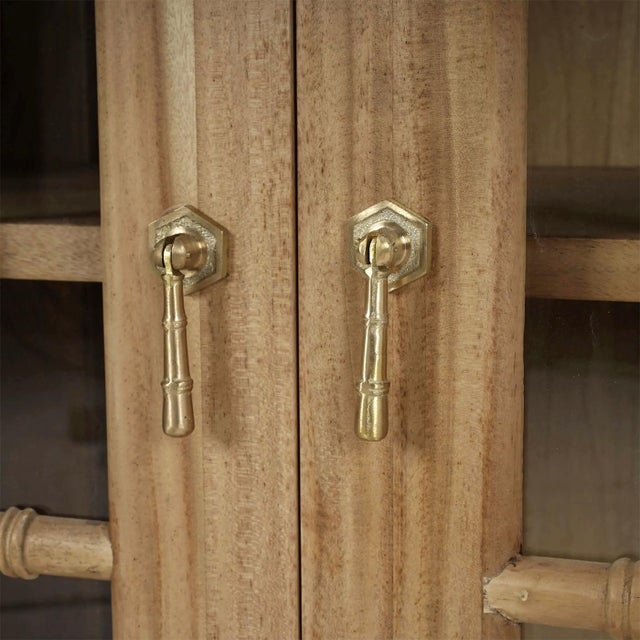 Mid Century Style Credenza - Fruitwood Finish For Sale - Image 9 of 12