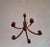 Mid-Century Modern Teak Chandelier with Five-Arms by Domus, 1970s For Sale - Image 3 of 6