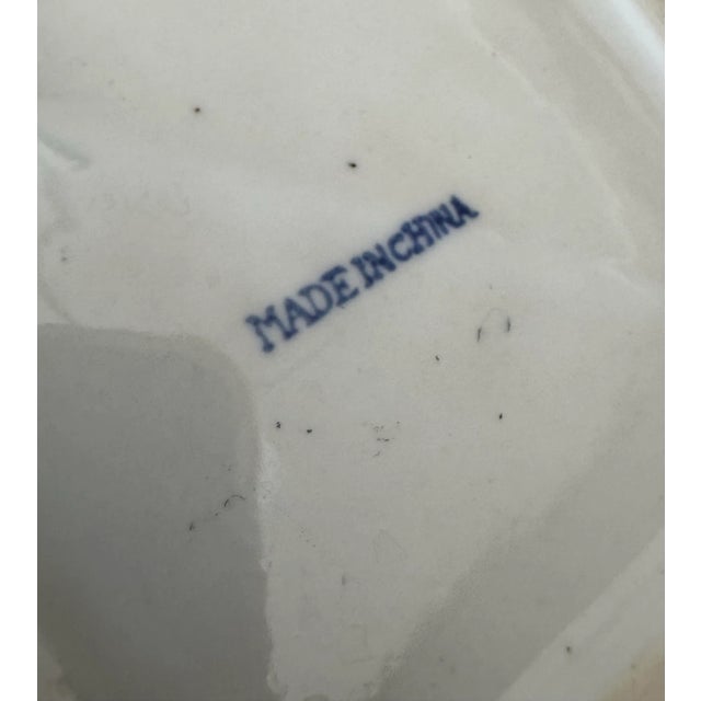 Ceramic Chinoiserie Decorative Bowl For Sale - Image 7 of 7