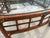 Vintage Tortoise Bamboo Rattan Square Coffee Table With Glass Top For Sale - Image 9 of 12