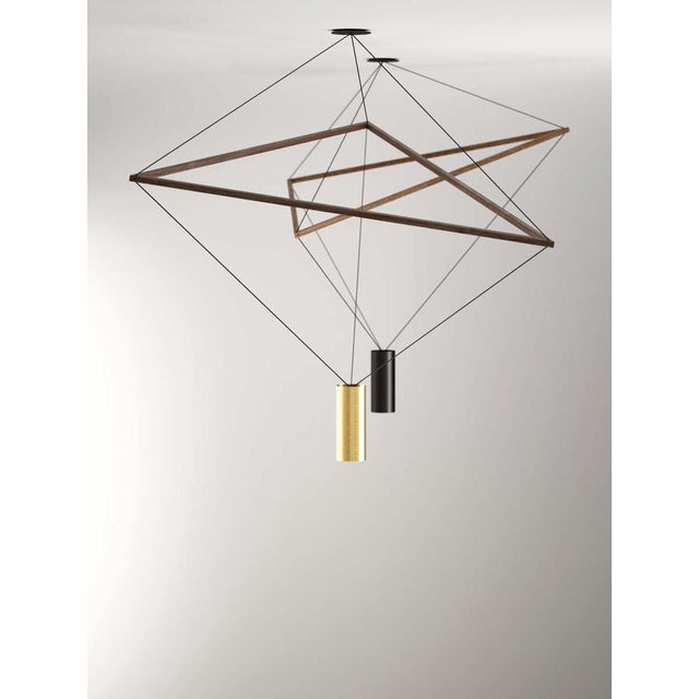 Wood ED37.04 Pendant Lamp by Edizioni Design For Sale - Image 7 of 12
