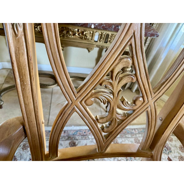 Bernhardt Dining Table With 6 Chairs For Sale In San Diego - Image 6 of 12