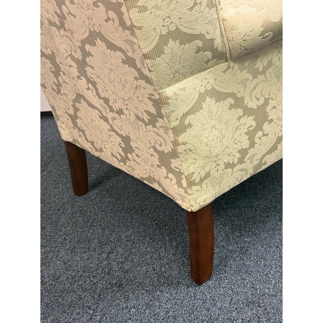 Late 20th Century Masterfield Furniture Wingback Chairs - A Pair For Sale - Image 9 of 12